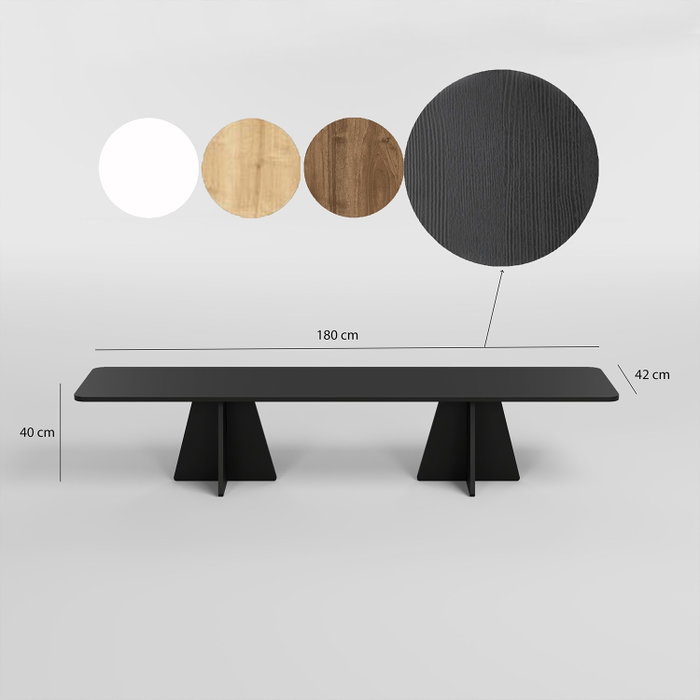Hanah Home Mushroom Mueble de TV Negro Hanah Home Mushroom Mueble de TV Negro